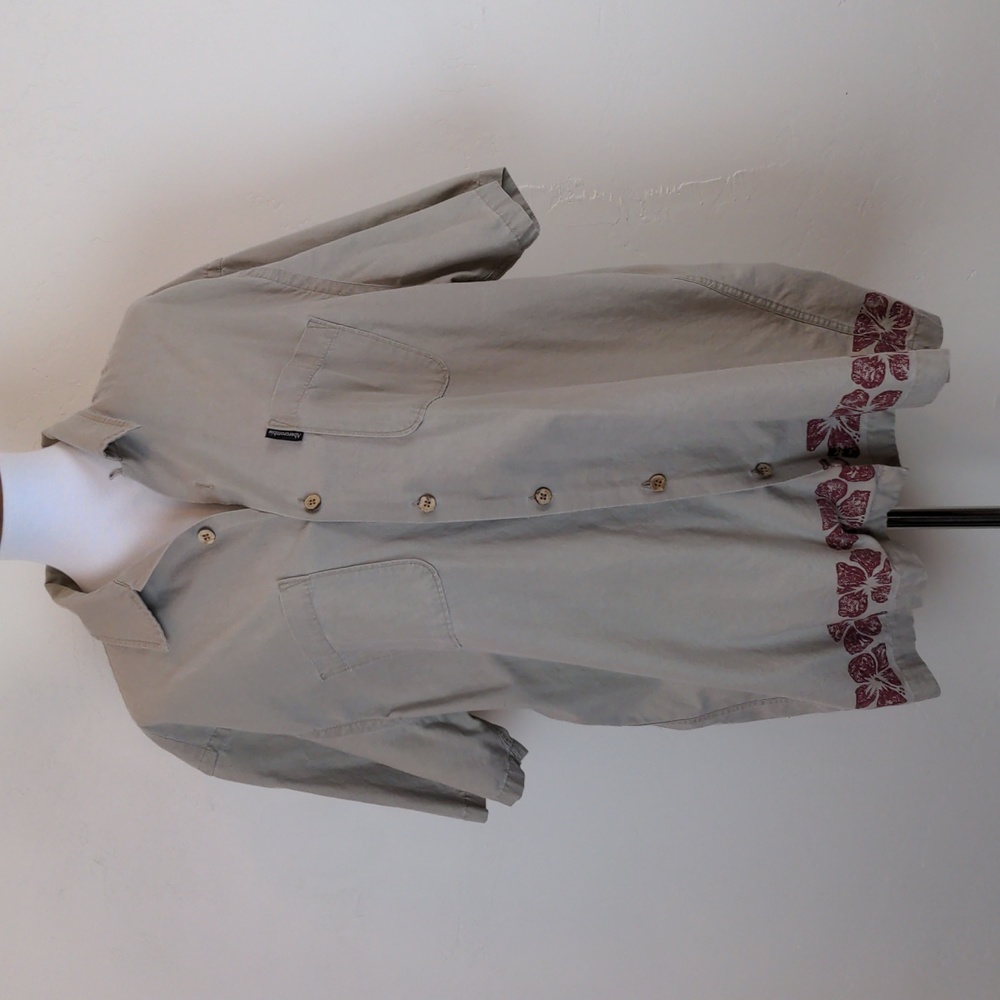 Abercrombie Vintage Hawaiian Short-Sleeved Button Down